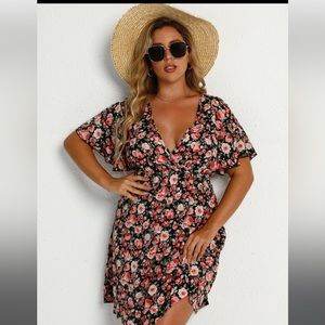 Shein curve summer dress